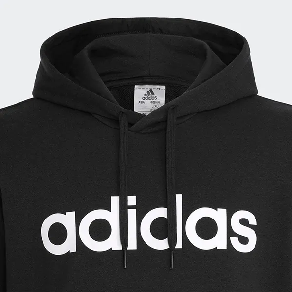 Áo Hoodie Nam Adidas Essentials Logo Fishskin Spandex GK9064 Màu Đen Size XS