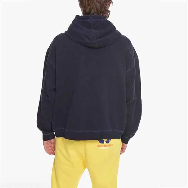 Áo Hoodie Nam Dsquared2 Cotton Retro Zip S71HG0121S25463478 Màu Xanh Đậm