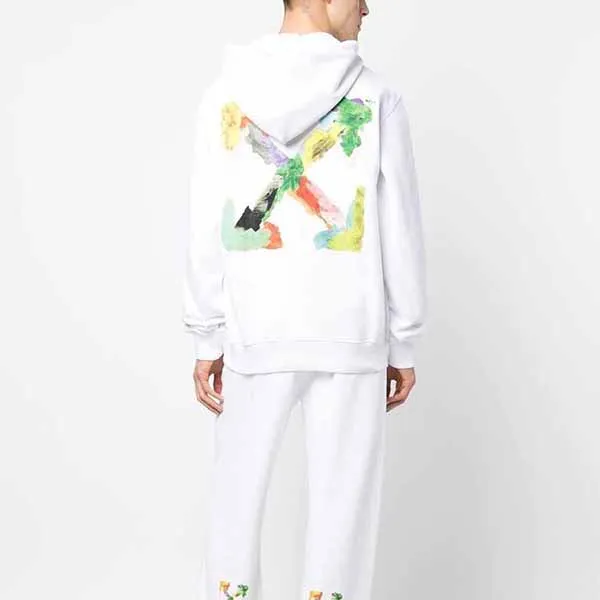 Áo Hoodie Nam Off - White Brush Arr Slim CSP-OMBB097S23FLE0040184 Màu Trắng