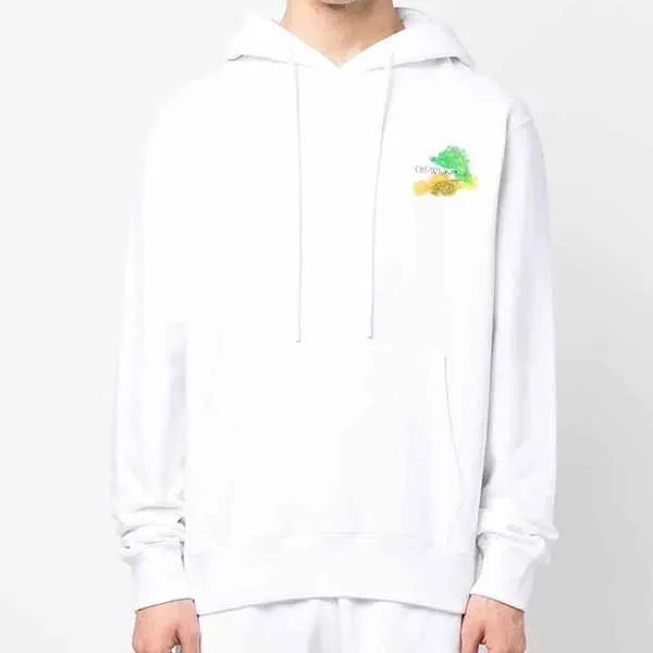 Áo Hoodie Nam Off - White Brush Arr Slim CSP-OMBB097S23FLE0040184 Màu Trắng