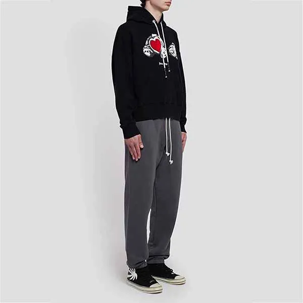 Áo Hoodie Nam Palm Angels Bear In Love PMBB058S21FLE0101001 Màu Đen Hoạ Tiết
