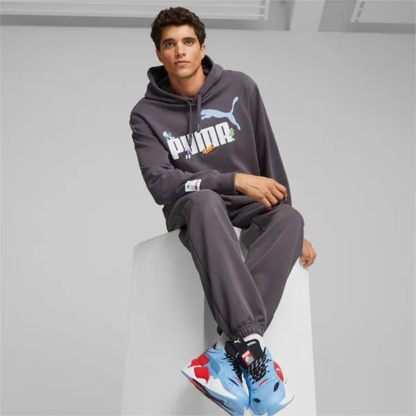 Áo Hoodie Nam Puma X The Smurfs Graphic 62219113 Màu Xám Đậm