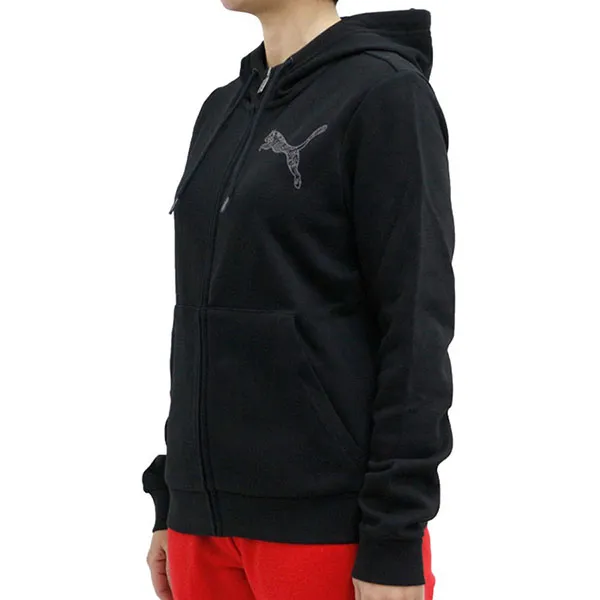 Áo Hoodie Nữ Puma Women's Tops Training 585189 Long Sleeve Sweatshirt Màu Đen Size M