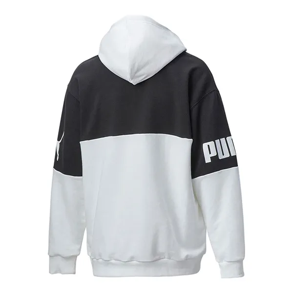 Áo Hoodie Puma Power Oversized Hoodie 671880 Màu Đen Phối Trắng Size S