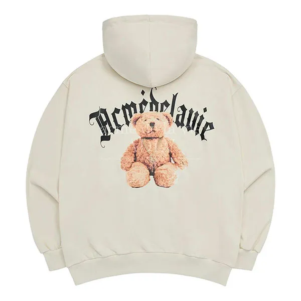 Áo Khoác Acmé De La Vie ADLV Gold Chain Bear Doll Màu Kem