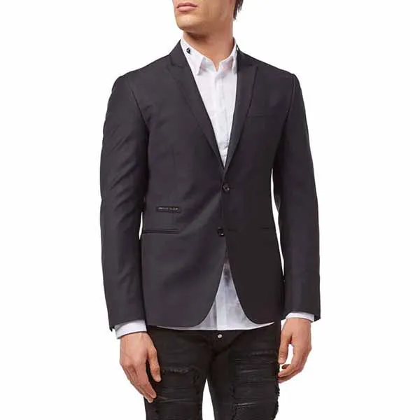 Áo Khoác Blazer Nam Philipp Plein Follow My Lead P18CMRF0446PTE003N0202 Màu Tím Than