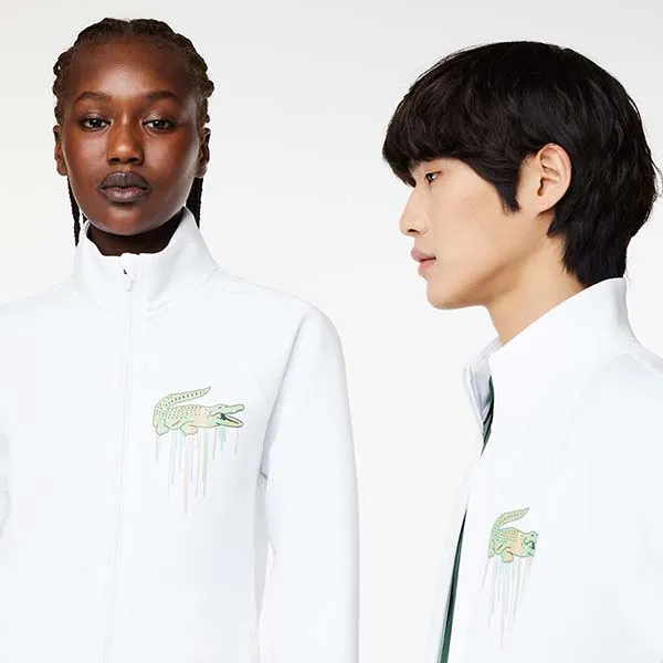 Áo Khoác Lacoste Sport Miami Open Edition Sweatshirt SH0224 - 001 Màu Trắng Size XS - Thời trang - Vua Hàng Hiệu