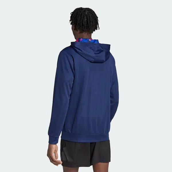 Áo Khoác Nam Adidas Train Essentials Seasonal Training Full-Zip Jacket IB8139 Màu Xanh Blue Size S - Thời trang - Vua Hàng Hiệu