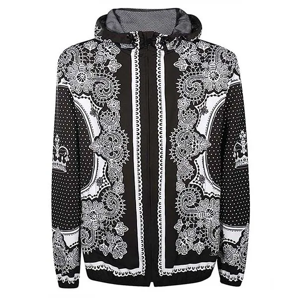 Áo Khoác Nam Dolce & Gabbana D&G G9QW0T Màu Đen Trắng Size 46 - Thời trang - Vua Hàng Hiệu