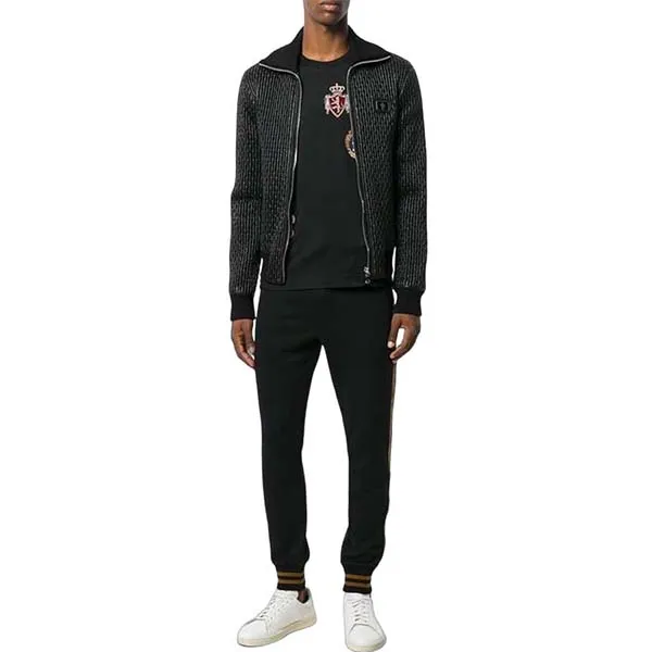 Áo Khoác Nam Dolce & Gabbana D&G Logo G9IS8T Màu Đen Size 48