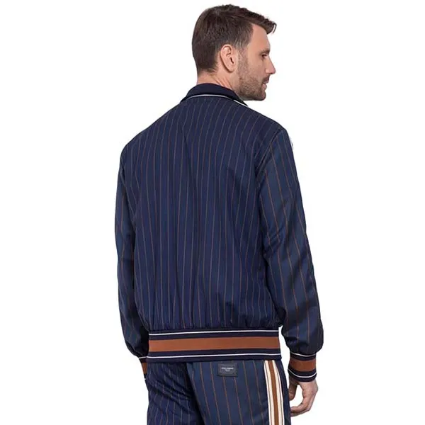 Áo Khoác Nam Dolce & Gabbana D&G Striped Bomber Jacket With Stripes G9WY2T Phối Màu Size 44 - Thời trang - Vua Hàng Hiệu
