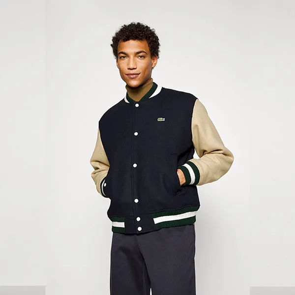Áo Khoác Nam Lacoste BH0562 Phối Màu Size 48 - Thời trang - Vua Hàng Hiệu