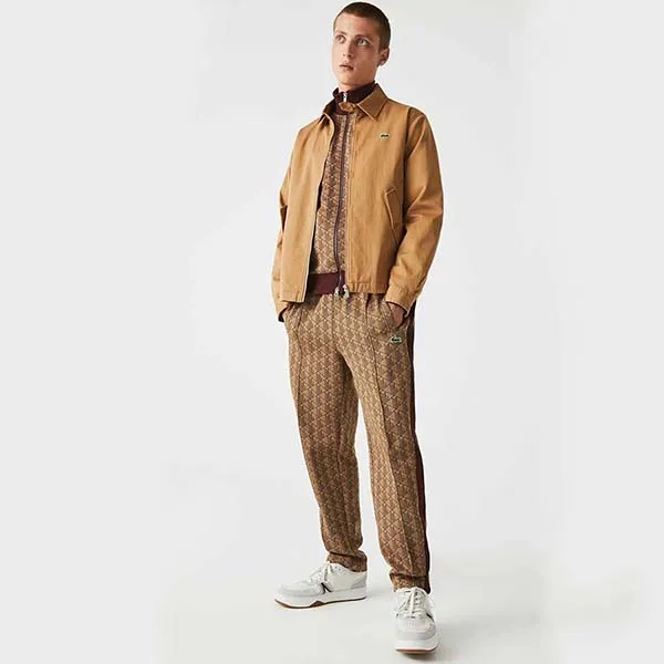 Áo Khoác Nam Lacoste BH2591 - 3JR Màu Nâu Size 50