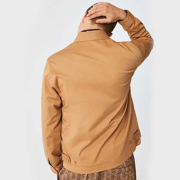 Áo Khoác Nam Lacoste BH2591 - 3JR Màu Nâu Size 50