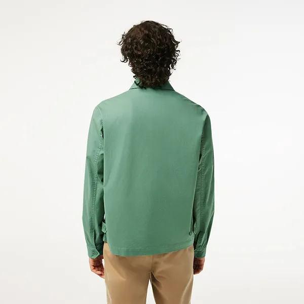 Áo Khoác Nam Lacoste BH2591 - KX5 Màu Xanh Green Size 48