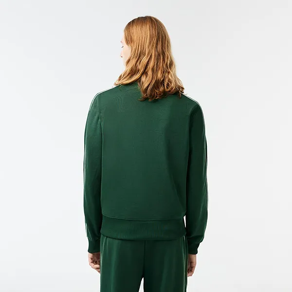 Áo Khoác Nam Lacoste Paris Piqué Track Jacket SH1457 - 132 Màu Xanh Green Size 4 - Thời trang - Vua Hàng Hiệu