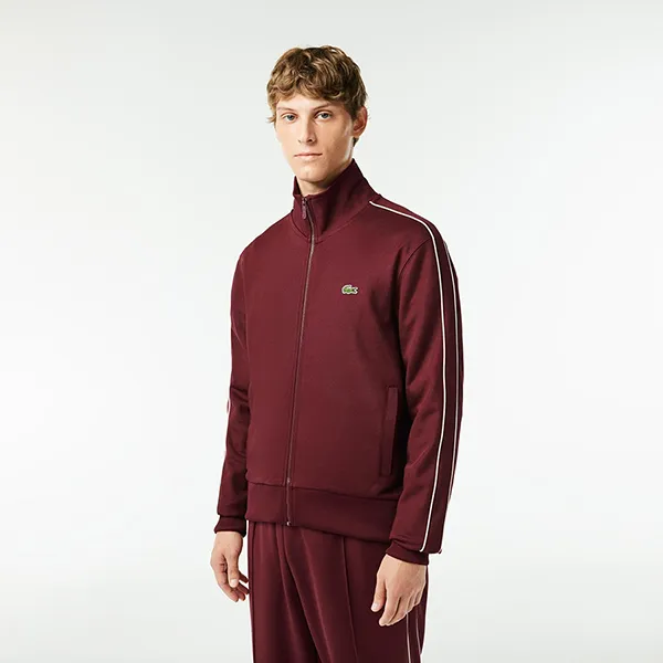 Áo Khoác Nam Lacoste Paris Piqué Track Jacket SH1457 – YUP Màu Đỏ Size 4 - Thời trang - Vua Hàng Hiệu