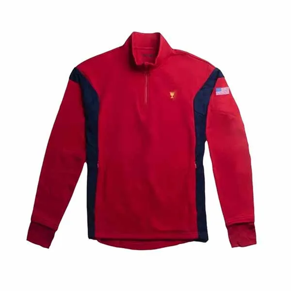 Áo Khoác Nam Lacoste Sport Half Zip Sweatshirt In Red SH3964 - T61 Màu Đỏ Size 4 - Thời trang - Vua Hàng Hiệu