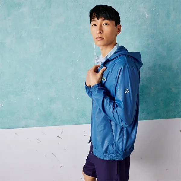 Áo Khoác Nam Lacoste Sport Jacket BH0837 - Q6T Màu Xanh Dương Size 46