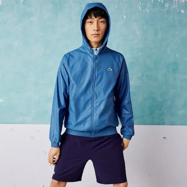 Áo Khoác Nam Lacoste Sport Jacket BH0837 - Q6T Màu Xanh Dương Size 46