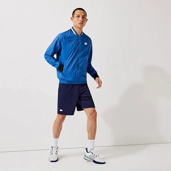 Áo Khoác Nam Lacoste Sport Water-Resistant Teddy Jacket BH0846 CRR Màu Xanh Dương Size 46 - Thời trang - Vua Hàng Hiệu