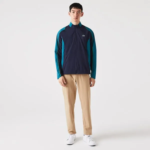 Áo Khoác Nam Lacoste Sport Packable Golf Jacket BH9263 - 6H2 Màu Xanh Đậm Size 46