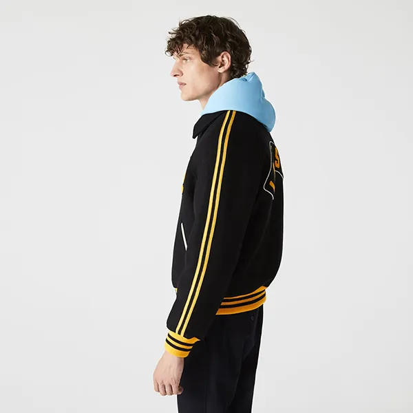 Áo Khoác Nam Lacoste Wool Blend Teddy-Style Jacket Phối Màu Size 48 - Thời trang - Vua Hàng Hiệu