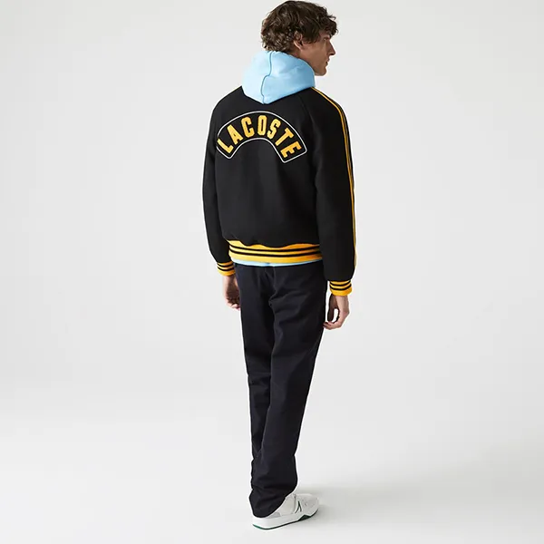 Áo Khoác Nam Lacoste Wool Blend Teddy-Style Jacket Phối Màu Size 48 - Thời trang - Vua Hàng Hiệu
