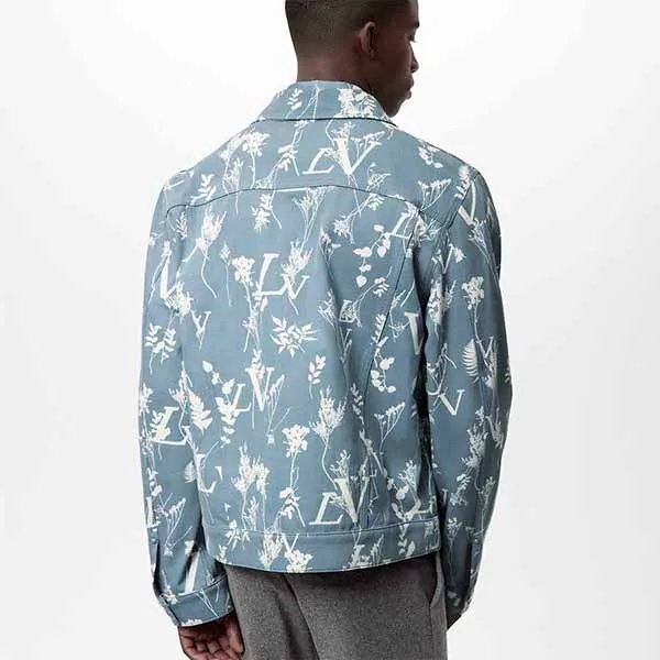 Áo Khoác Nam Louis Vuitton Lv Denim Coat 1AA5I4 Màu Xanh Dương - Thời trang - Vua Hàng Hiệu