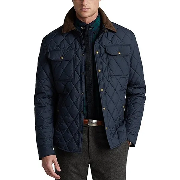 Áo Khoác Nam Ralph Lauren Jacket 6085003 Màu Xanh Navy Size M