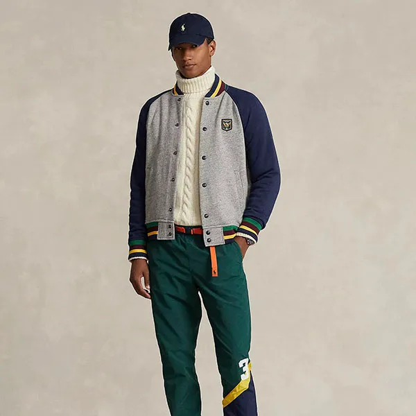 Áo Khoác Nam Ralph Lauren Laurel Crest Fleece Baseball Jacket 93642001 Phối Màu Size S - Thời trang - Vua Hàng Hiệu