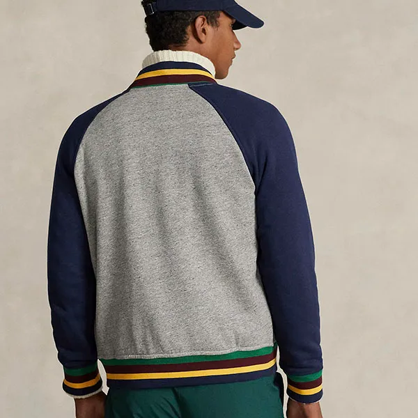 Áo Khoác Nam Ralph Lauren Laurel Crest Fleece Baseball Jacket 93642001 Phối Màu Size S - Thời trang - Vua Hàng Hiệu