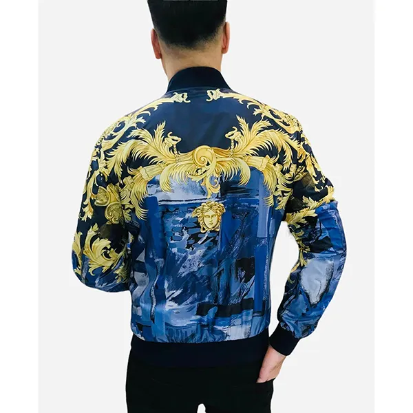 Áo Khoác Nam Versace Silk Paisley Print Shirt Phối Màu