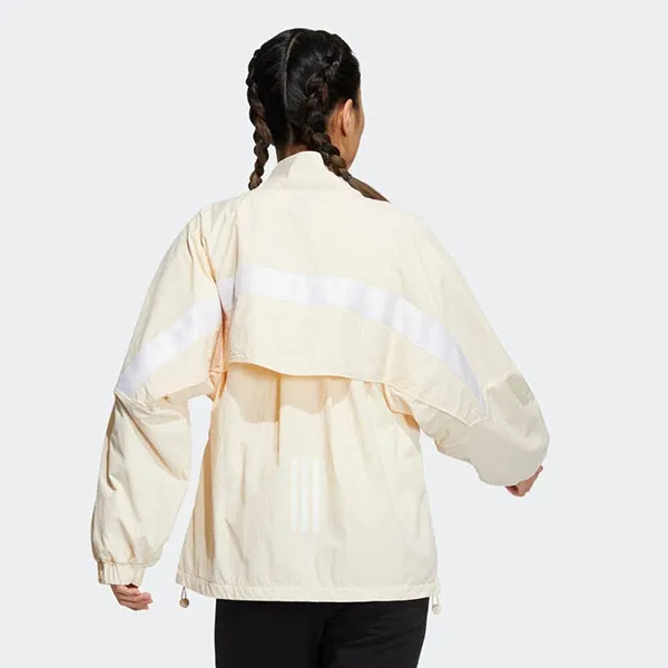 Áo Khoác Nữ Adidas Women's Windful Zip W WORDING HM2805 Màu Kem Size M