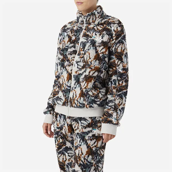Áo Khoác Nữ Fila Drewe Sherpa Jacket LW231138-172 Phối Màu - Thời trang - Vua Hàng Hiệu