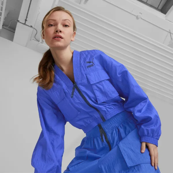 Áo Khoác Nữ Puma Dare To Woven 53834092 Màu Xanh Dương - Thời trang - Vua Hàng Hiệu