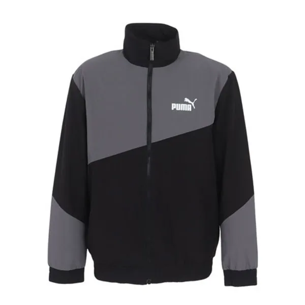Áo Khoác Puma Track Jacket 847511 01 BLK Màu Đen Xám Size S - Thời trang - Vua Hàng Hiệu