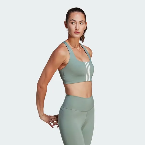Áo Ngực Thể Thao Adidas Powerimpact Training Medium Support Bra HS2880 Màu Xanh Pastel Size AXSB