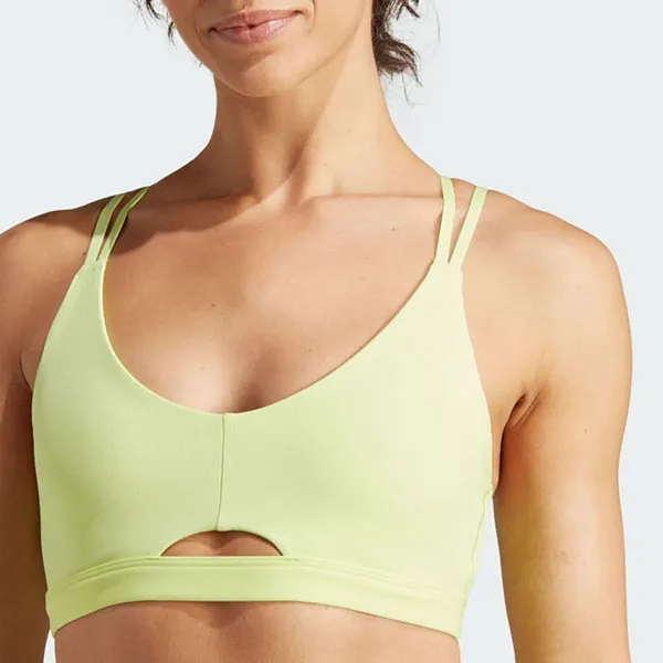 Áo Ngực Thể Thao Nữ Adidas Bra Light Support Luxe Yoga Studio IJ5763 Màu Xanh Lá Size SAC - Thời trang - Vua Hàng Hiệu