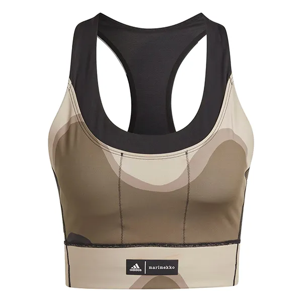 Áo Ngực Thể Thao Nữ Adidas Marimekko RMS PKT Bra HR8171 Màu Nâu Size ALB