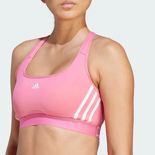 Áo Ngực Thể Thao Nữ Adidas Powerreact Three-Stripe Bra BW237-HZ8605 Màu Hồng Size S