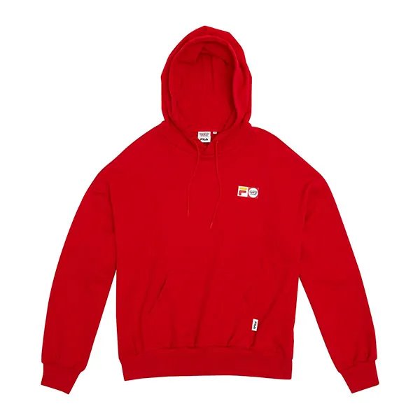Áo Nỉ Hoodie Unisex Fila FW2SSF1144X-DRE Màu Đỏ
