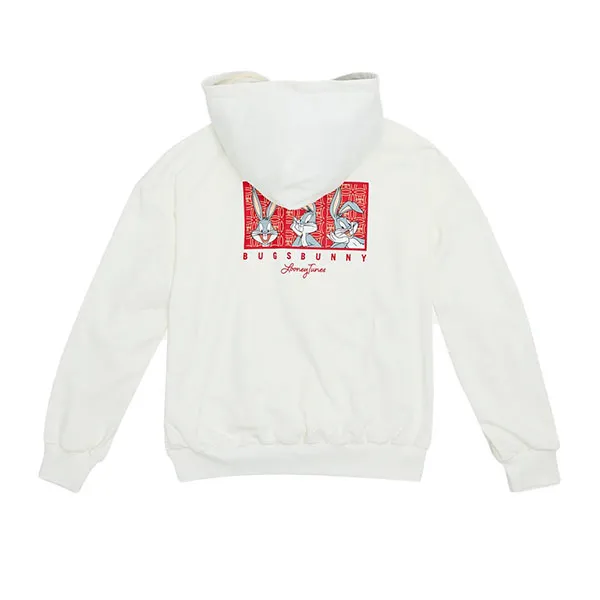 Áo Nỉ Hoodie Unisex Fila FW2SSF1144X-WHI Màu Trắng - Thời trang - Vua Hàng Hiệu