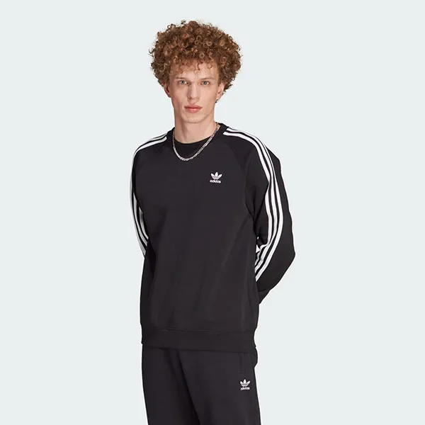 Áo Nỉ Nam Adidas Adicolor Classics 3 Stripes Crew IM2087 Màu Đen - Thời trang - Vua Hàng Hiệu