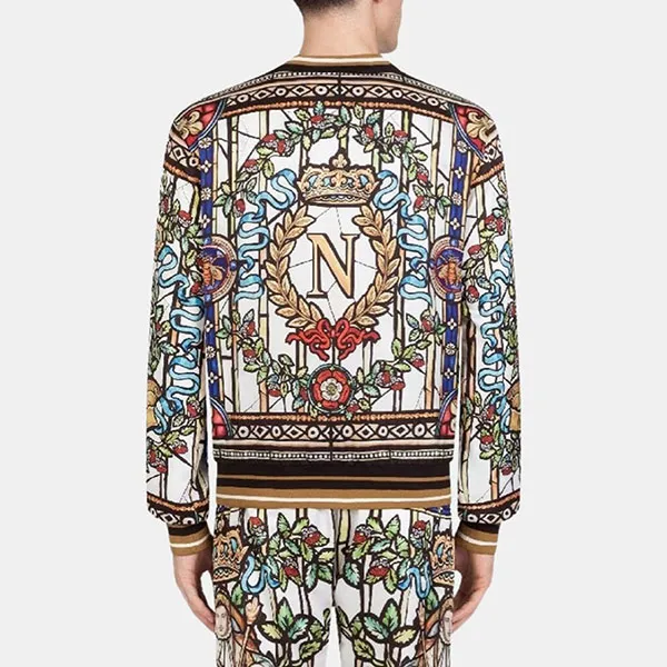 Áo Nỉ Nam Dolce & Gabbana D&G Napoleon Print G9OZ8THHMY0 Phối Màu Size 44 - Thời trang - Vua Hàng Hiệu