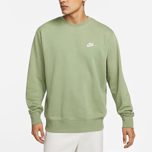 Áo Nỉ Nam Nike Club Crft BV2667-386 Sweater Màu Xanh Mint - Thời trang - Vua Hàng Hiệu