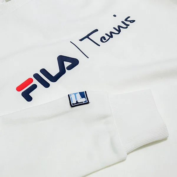 Áo Nỉ Sweater Fila Pullover FW2SSF1134X-WHI Màu Trắng