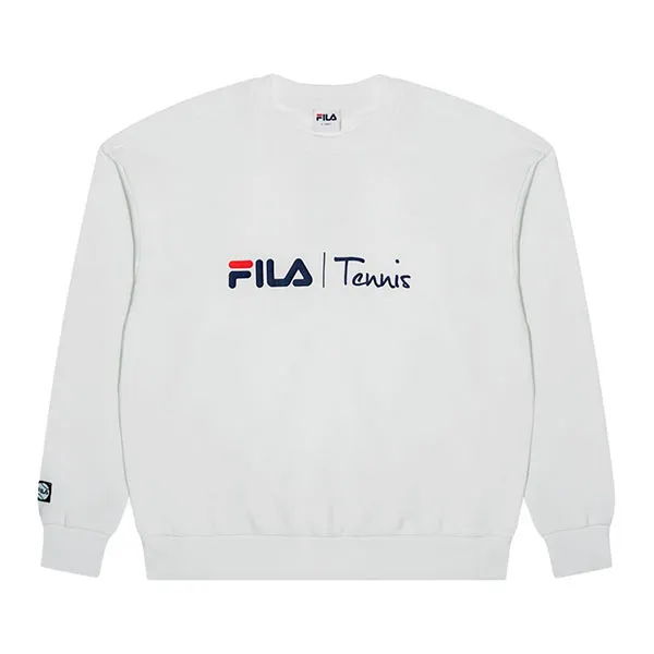 Áo Nỉ Sweater Fila Pullover FW2SSF1134X-WHI Màu Trắng - 1