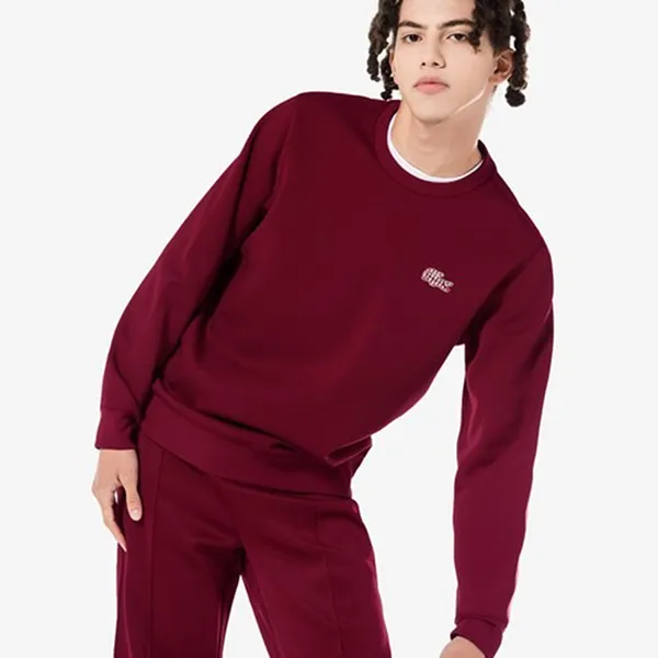 Áo Nỉ Sweater Lacoste SH973E-51N 476 Màu Đỏ