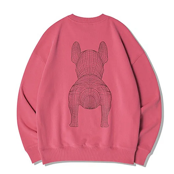 Áo Nỉ Sweater LifeWork Big Radog Sweatshirt LW235MT99 Màu Hồng - Thời trang - Vua Hàng Hiệu